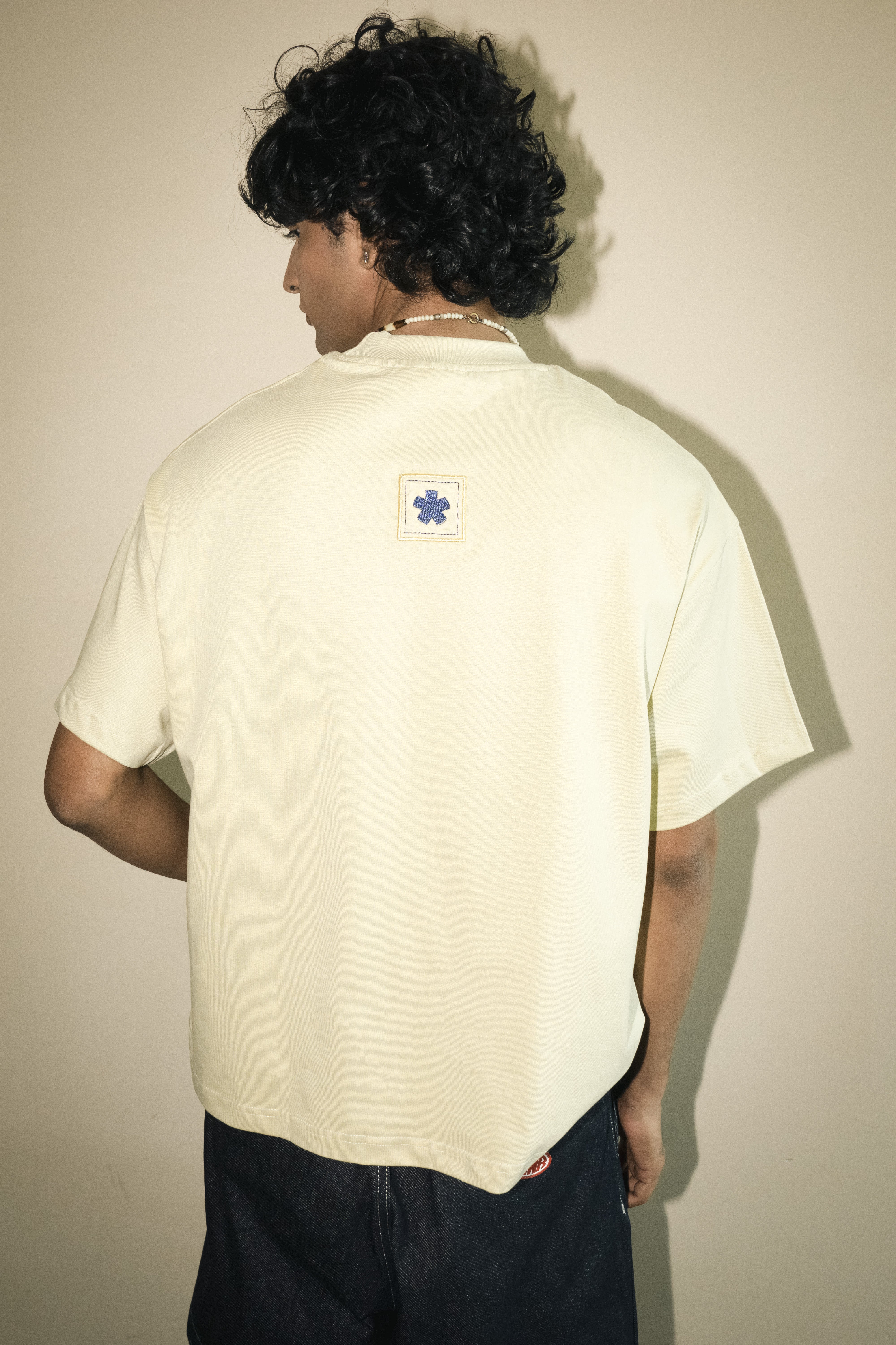 Back Embroidery Patch Box Unisex T-shirt